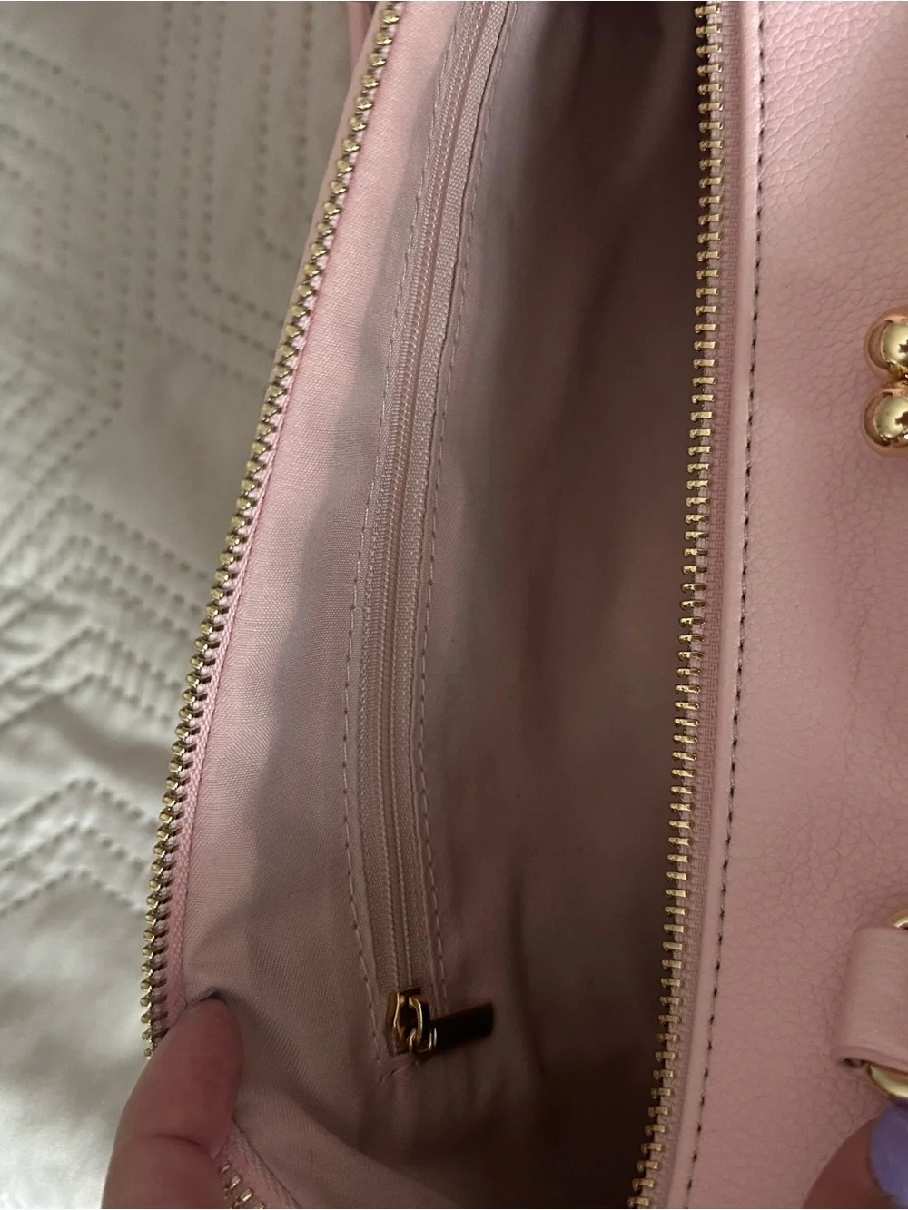 Pink kisslock Barrel bag Satchel
